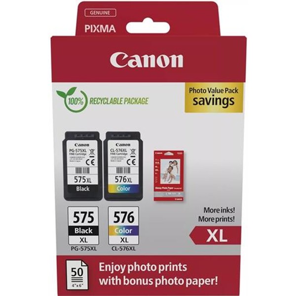 Canon PG-575 XL black + CL-576 XL color 5437C006