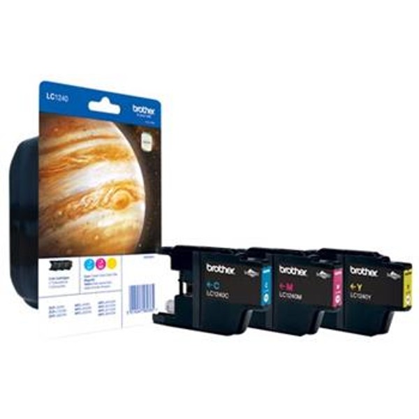 Brother LC1240 LC-1240 C,M,Y pack