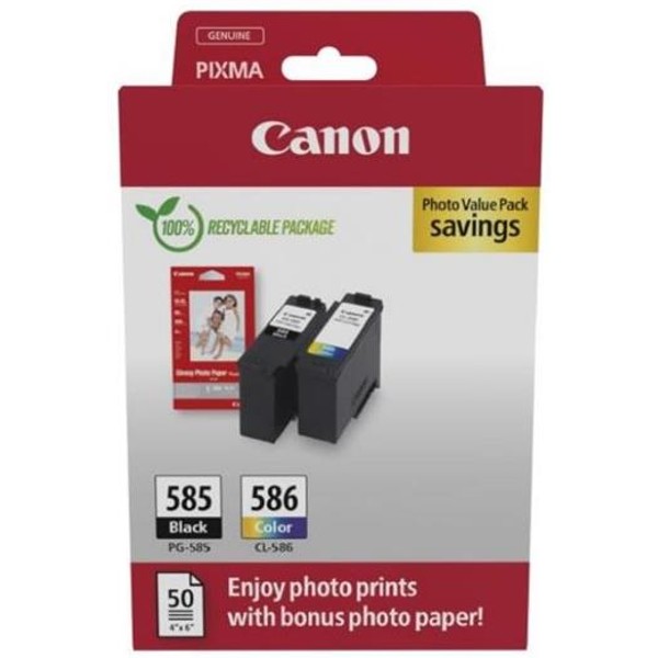 Canon PG-585 black + CL-586 color