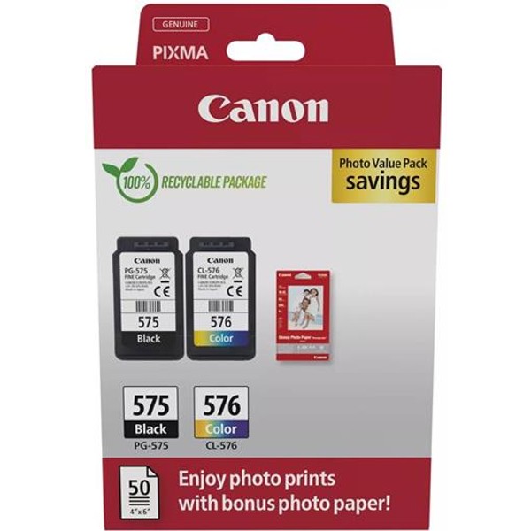 Canon PG-575 black + CL-576 color 5437C006